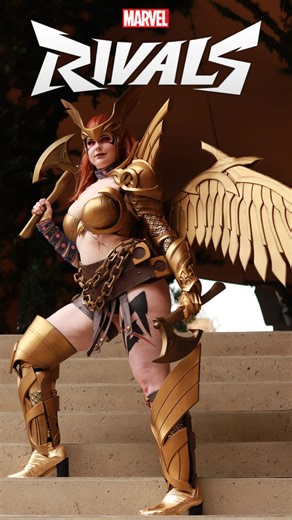 Say hello to your new Muscle Mommy Main ⚔️ Angela has arrived in Marvel Rivals Season 4! Every hero. Zero cost. Jump in and play all 42 Marvel characters for free! #MarvelRivals #MarvelRivalsAngela #ad | Kayla Jean Cosplay