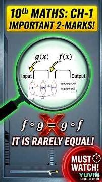 Composite Functions Made Easy! (f o g)x & (g o f)x Explained with Logic #shorts