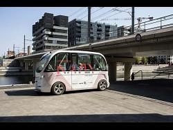 Paris testing self-driving minibus as public transport