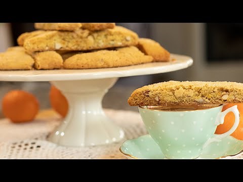 Orange & Almond Olive Oil Paximadia: Vegan Biscotti