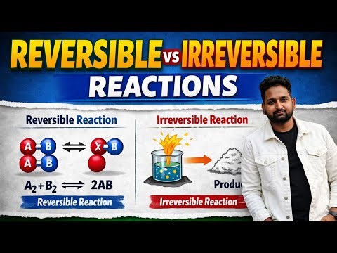 Reversible and Irreversible Reactions | Class 10 Chemistry Full Explanation