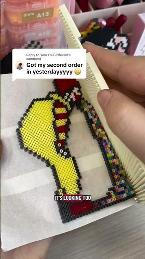 McDonald’s-Inspired Funny Meme PixieBeads Art 🍟 Weird Pixel Craft Idea