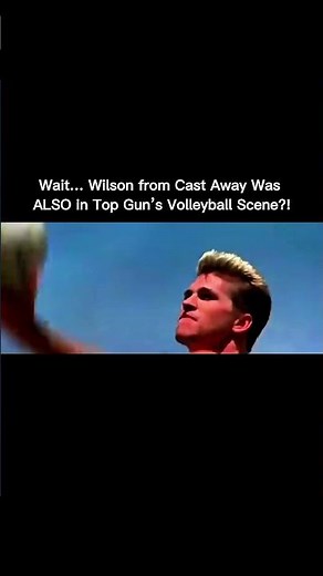 When Wilson from Cast Away Turned Up in Top Gun’s Volleyball Scene 🤯🏐
