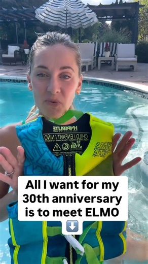 Abigail Smith on Instagram: "Help me celebrate my 30th anniversary teaching swimming and drowning prevention by tagging @sesamestreet and maybe just maybe @elmo will make my childhood dream come true of chatting about water safety and drowning prevention with me! 🫶🏼💦. A girl can dream right.... ✨ P.S. my husband doesn't want a goat.... so I'm really shooting for the stars here. 🤣"