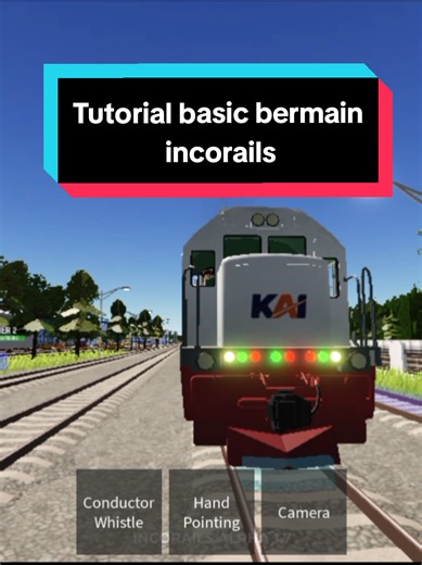 Tutorial Dasar Bermain Incorails di Roblox