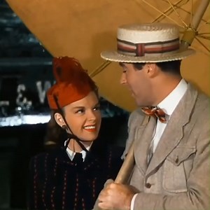 #OnThisDay in 1948, Irving Berlin's Easter Parade had its premiere in New York City. Judy Garland and Peter Lawford, who sing 'A Fella With An Umbrella' star in the film alongside Fred Astaire and Ann Miller. | Irving Berlin