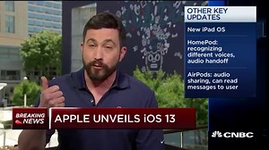 Apple unveils iOS 13 at WWDC kickoff event