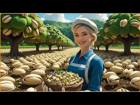 The Journey of Pistachios: From Farming to Harvesting | Modern Machinery and Technology