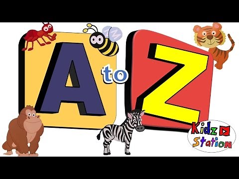 ABC Phonics song | Learning Alphabets A to Z with animals | Phonics for Children | Kidzstation