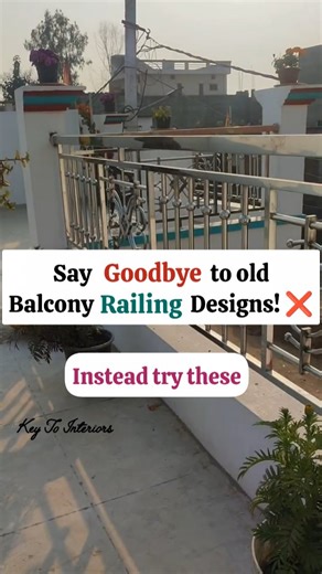 Key To Interior | Say Goodbye to Old SS Balcony Railings – Upgrade with Modern Designs Tired of the same old boring balcony railings? From chic metal... | Instagram