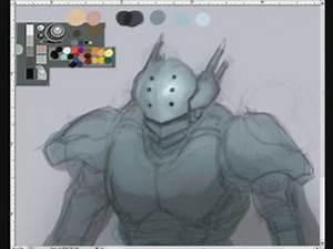 How to draw and paint Mecha Robot