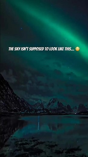 The Sky Isn’t Supposed To Look Like This 😳✨