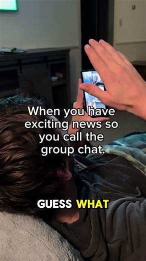 So pumped everyone joined the group call… I don’t even remember the news anymore 😜