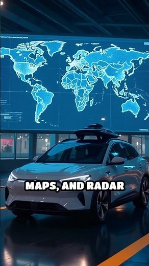 "How Self-Driving Cars See the World: The Tech Behind Autonomous Driving" #shorts