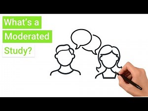 What is a Moderated Study in User Research?