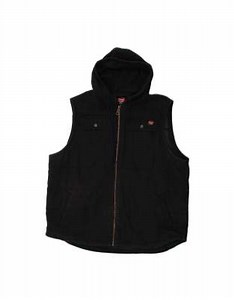 Vintage Wrangler Hooded Utility Gilet It 50/52 2XL In Blue | ASOS