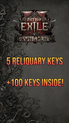 🔥 PoE2: Opening 5 Twilight Reliquary Keys + 100 More Keys & BONUS Inside! 🎁 #poe2 #poe #shorts