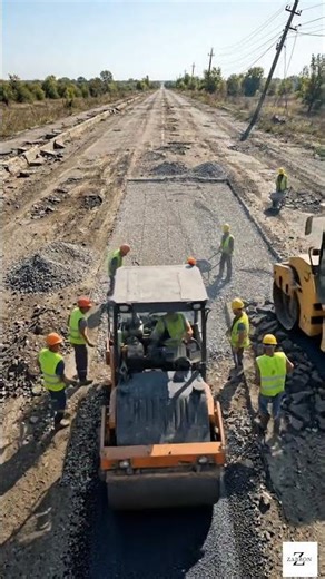 Satisfying Road Restoration Timelapse | Real Asphalt Repair Process Step by Step #beforeafter