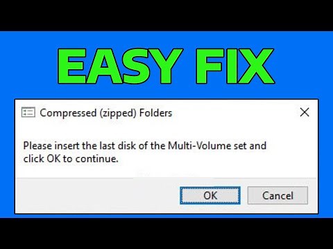 How To Fix Please Insert the Last Disk of the Multi Volume Set