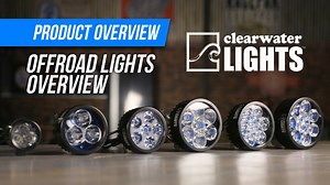 Clearwater Lights offers a full line of high-quality, high powered lighting options that are fully dimmable and available for both universal kits and vehicle-specific applications in many different sizes. Clearwater Lights are built in the USA and can be used as fog lights, off-road lights, driving lights, daytime running lights (DRLs), and there’s even a flashlight available! Made from A380 aluminum alloy, these lights are built to take the punishment and shine the way, regardless of what kind 