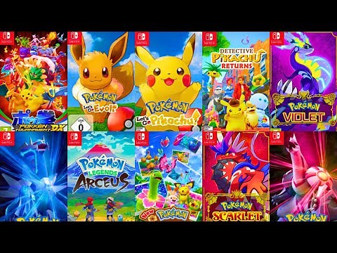 Top 11 Best POKEMON Games on NINTENDO SWITCH You Need To Play !