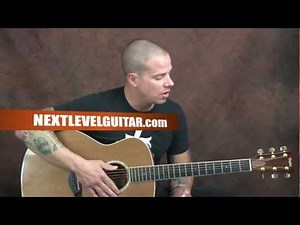 Learn Jackson Browne inspired acoustic fingerstyle guitar song These Days style lesson