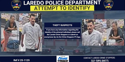 Help identify theft suspects at grocery store