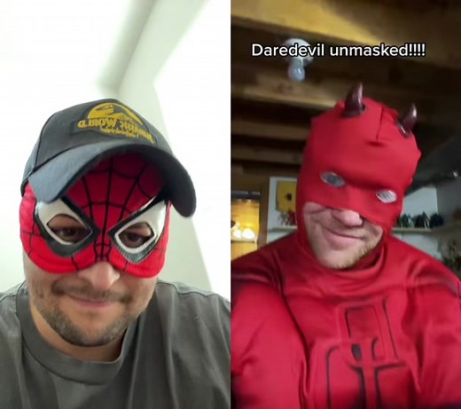 Spiderman and Daredevil Face Reveal at 2M!