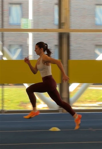 I run…over cones 🏃🏻‍♀️ #athlete #athletics #run #running #fyp