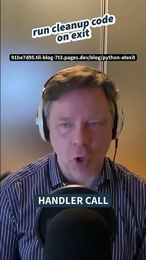 Run Cleanup Code on Exit With Python's atexit