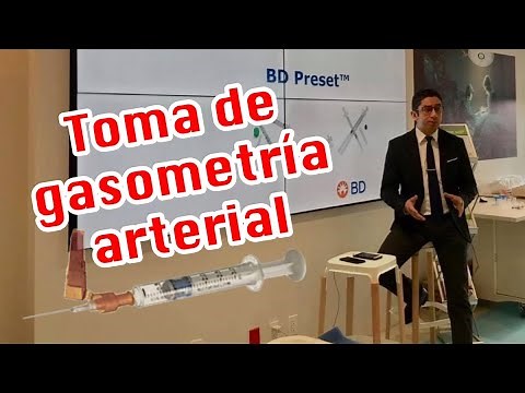 Toma de Gasometría arterial