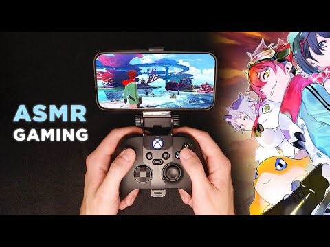 ASMR 💠 Digimon Story Time Stranger 🎮 Relaxing Gaming, Tapping & Whispering