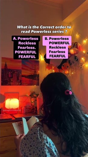 Powerless Series Reading Order Confusion 🥲Help Me Choose #booklover #booktok #powerless #booktube
