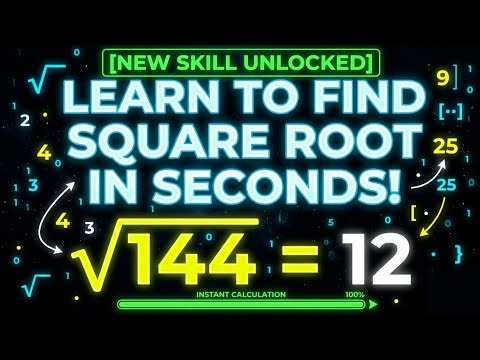Find Square Root in Seconds | Easy Method for Students