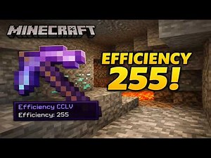 How To Get The 255 Efficiency Level On Your Pickaxe In Minecraft 1.21.5