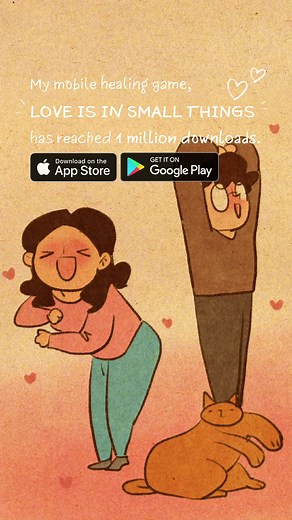 64K views · 2K reactions | My mobile healing game has reached 1 million downloads. It’s all thanks to all of you. ❤️❤️❤️Download link is in my bio. | Puuung | Facebook