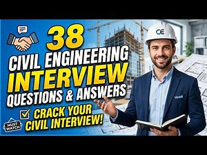 Top 38 Civil Engineering Interview Questions and Answers | Civil Engineer Interview