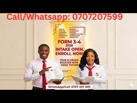 HOW TO PASS KCSE EASILY. ONLINE TUITION .