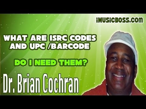 How to use ISRC CODES & UPC BARCODES in the music business