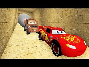 LIGHTNING MCQUEEN AND TOW MATER VS ANCIENT TREASURE HUNTS STORY