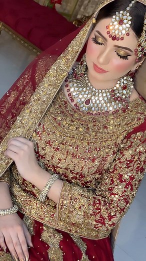 9K views · 237 reactions | Alluring Barat makeup | Let's Make Up Salon & Studio DHA | Facebook