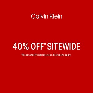 Shop 40% off sitewide for a limited time! | Calvin Klein