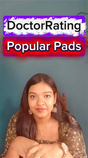 Rating Popular Pads| Doctor rating pads#pads #fypシ #menstrualhealth #periods #explorepage #menses