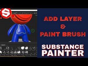Substance Painter Tutorial - Adding Layers and Painting Brushes