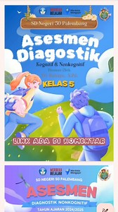 Asesmen diagnostik kognitif dan non kognitif kelas 5 SD By SDN 50 Palembang | Syafruddin Daeng Guru Udhin