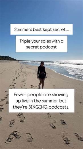 6.6K views | Imagine waking up on vacation, checking your phone, and seeing sales notifications…� No webinars.� No live launches.� No daily social media. Just your Secret Podcast quietly working for you in the background, selling on autopilot all summer long. In the last 18 months, we’ve generated $1M+ in sales and 4,000+ leads — and you can set yours up in less than 72 hours.  Get the Starter Pack now — 50% off for a limited time! | Nicole Culver | Facebook