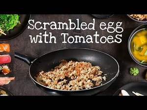 Easy egg menu - Scrambled egg with Tomatoes