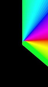 Dynamic Color Spectrum Featuring Vivid Gradients Set Against a Deep Black Background