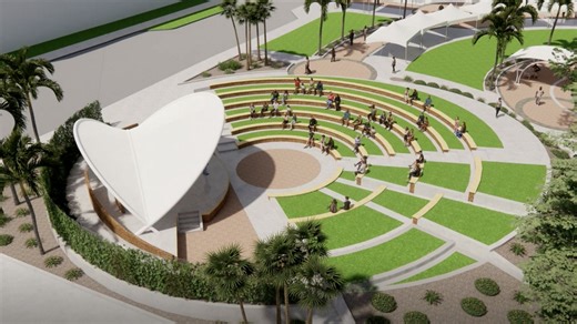 Amphitheater concept proposed for downtown Melbourne