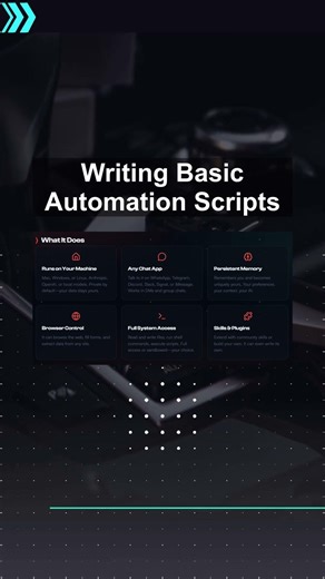Writing Basic Automation Scripts #ai #artificialintelligence #machinelearning #aiagent Writing Basic
